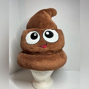 FIESTA HALLOWEEN COSTUME HAT STINKY POOP EMOJI  12" PLUSH - ONE SIZE